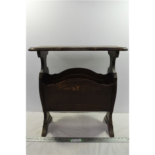 *Wooden Magazine Table