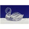 Image 2 : Clear Glass Tray w/ Plastic Swan