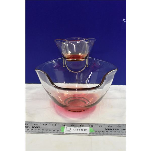 Chip Bowl & Dip Tray