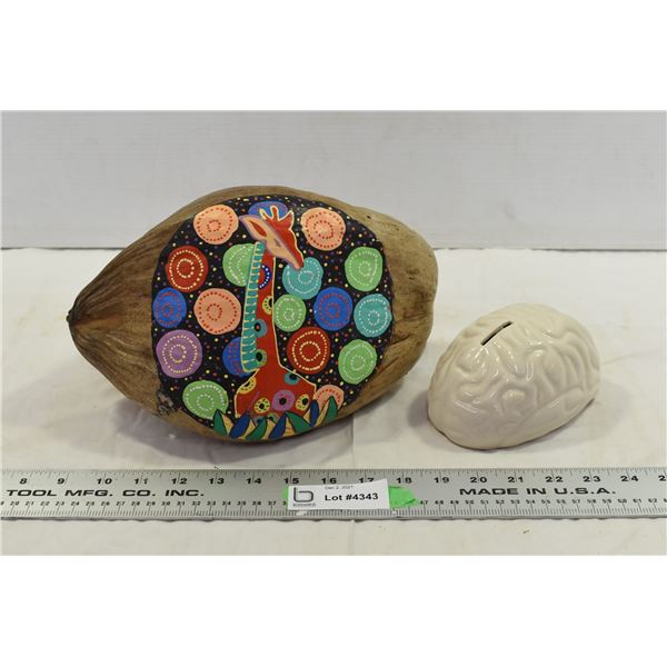Large Seed & Brain Piggybank