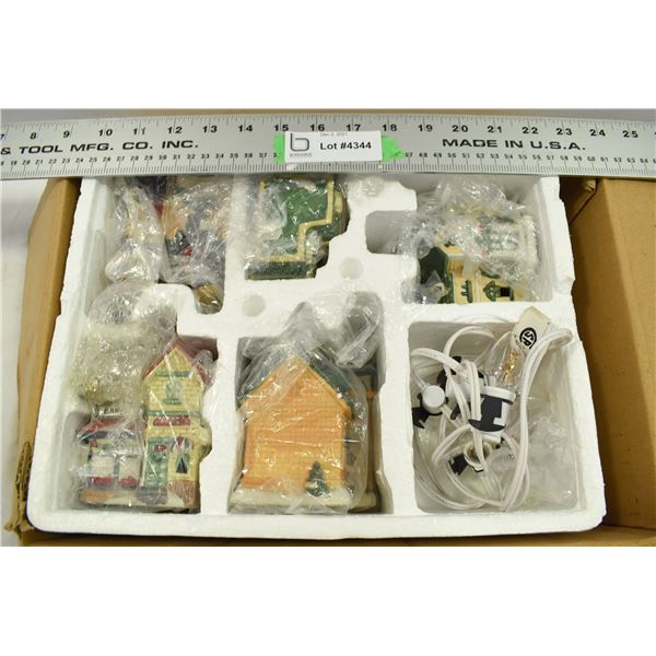 Tiny Village Decorations w/ Lights