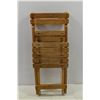 Image 3 : Small Wooden Folding Chair