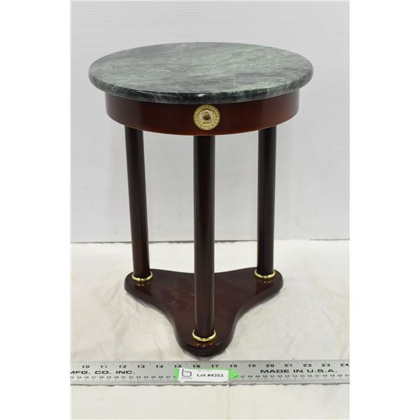 Stone Top Small Table