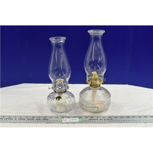 2 Glass Lanterns