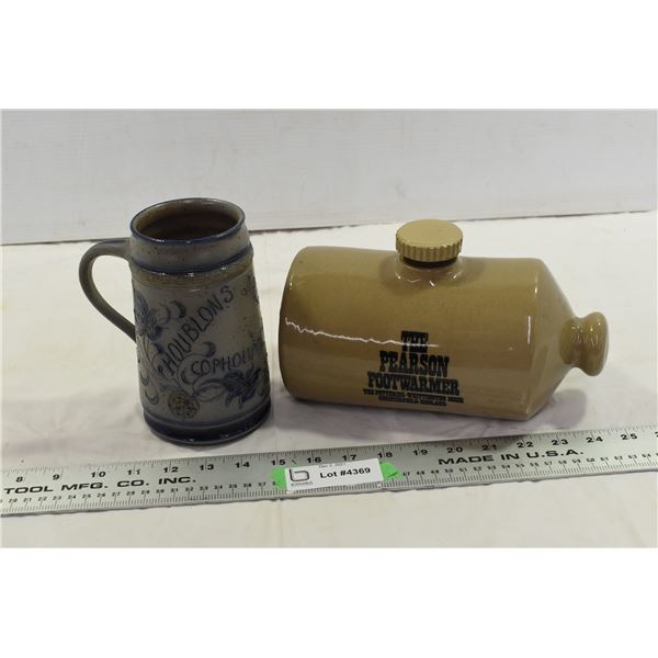 Ceramic Foot Warmer & Handmade Mug