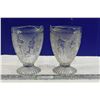 Image 1 : 2 Large Clear Glass Pitchers