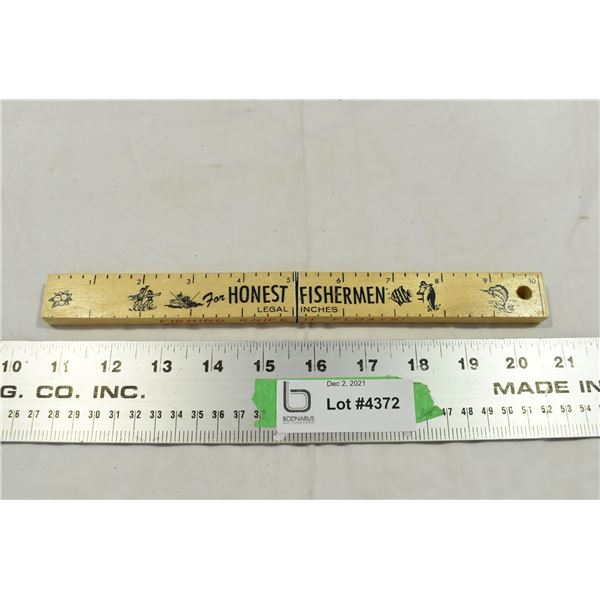 Fishing Joke Ruler w/ Knife
