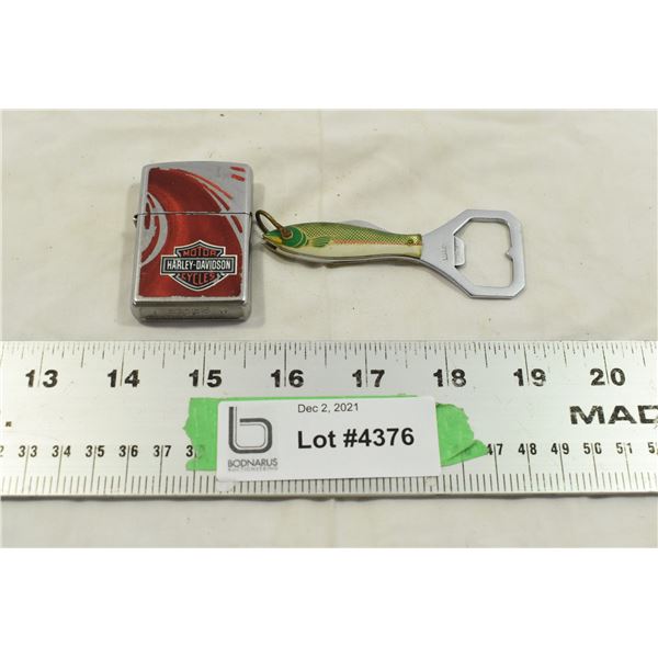 Harley Davidson Lighter & Bottle Opener