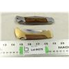 Image 1 : 2 Wood & Metal Pocket Knives