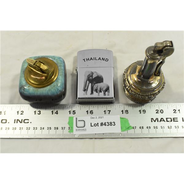 3 Different Styles of Lighters