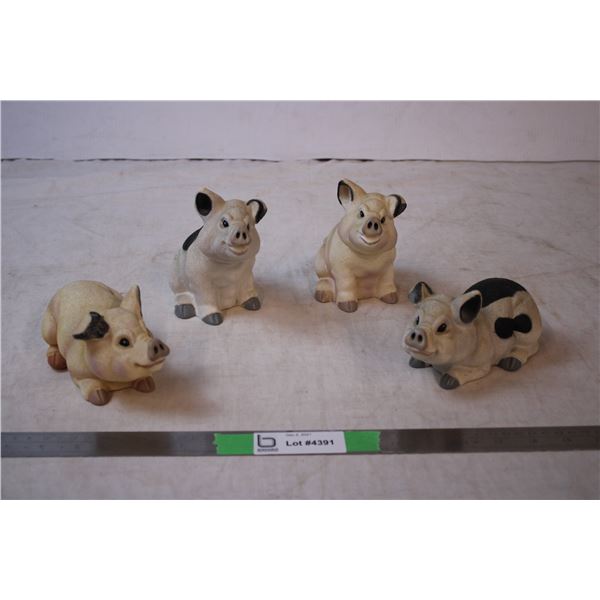Ceramic Pig ornaments