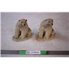 Image 1 : (2) Polar bears ornaments