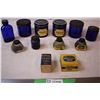 Image 4 : Blue Glass vintage jars, ink wells