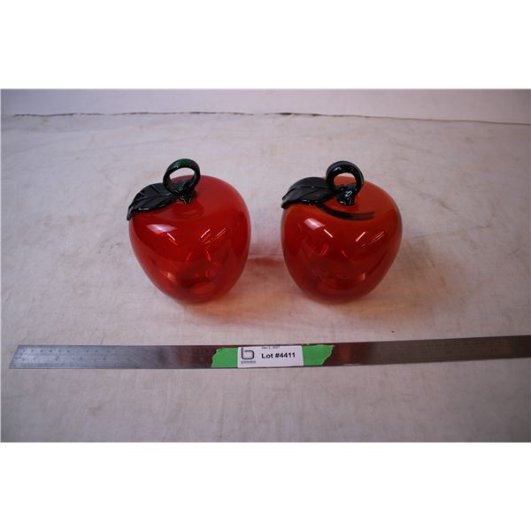 Blown Glass Apples