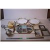 Image 1 : Plates, Picture frames, egg beater, soup ladel