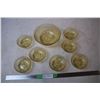 Image 2 : Vintage Yellow Glass bowls