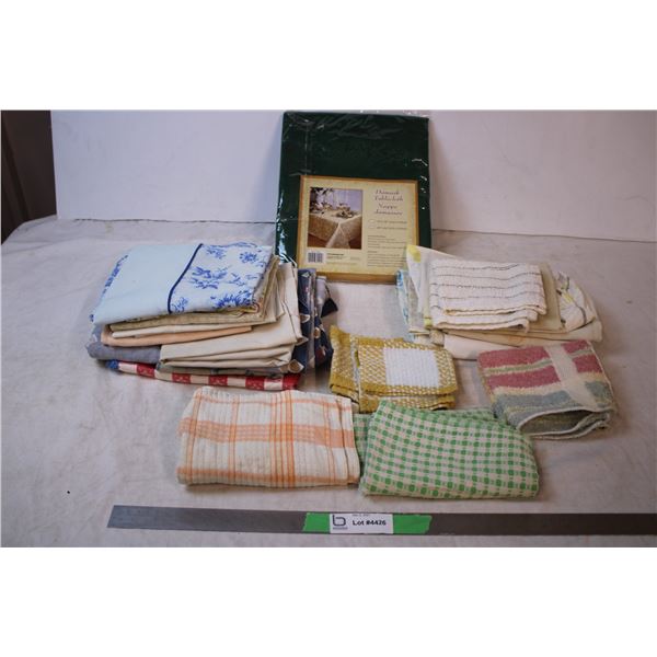 Tea towels,tablecloth,pillow cases