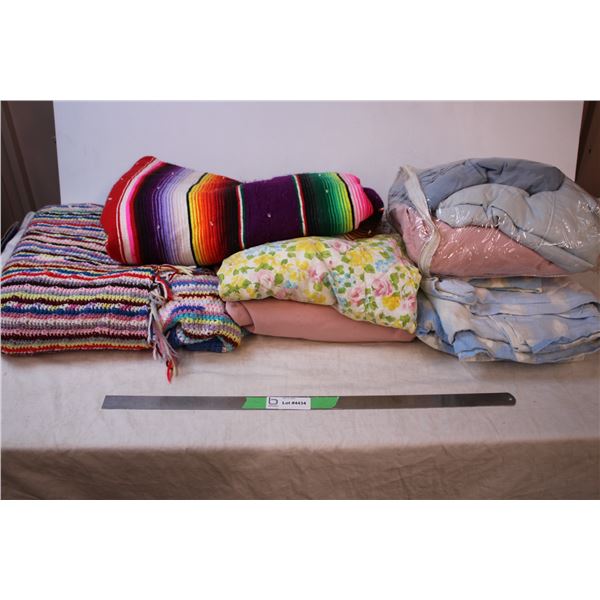 *Bed sheets,hand made blankets