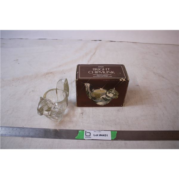 Avon Chipmunk Candle holders