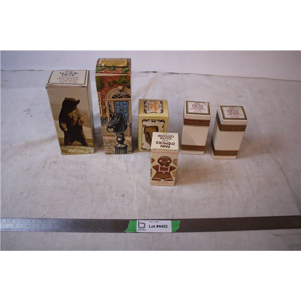 Avon bottles with boxes