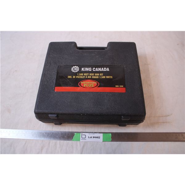 King Canada 1,500 Watt heat gun kit (working)
