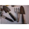 Image 7 : Hand saw,gardening tools,misc items