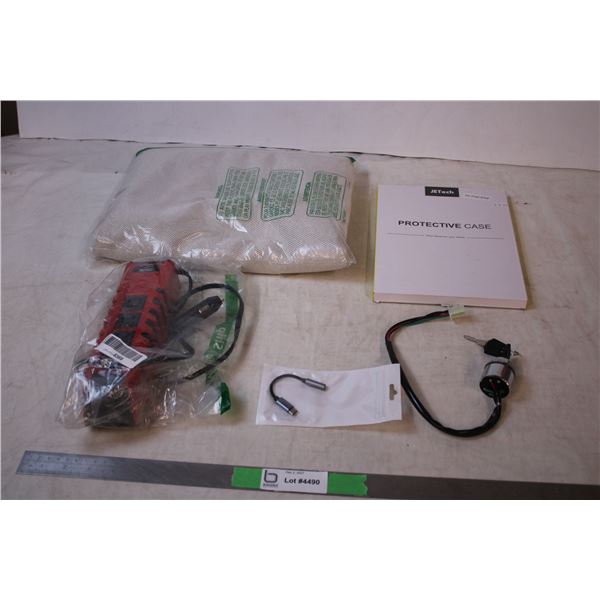 Power pack,Ipad protective case,misc items (warehouse returns/overstock)