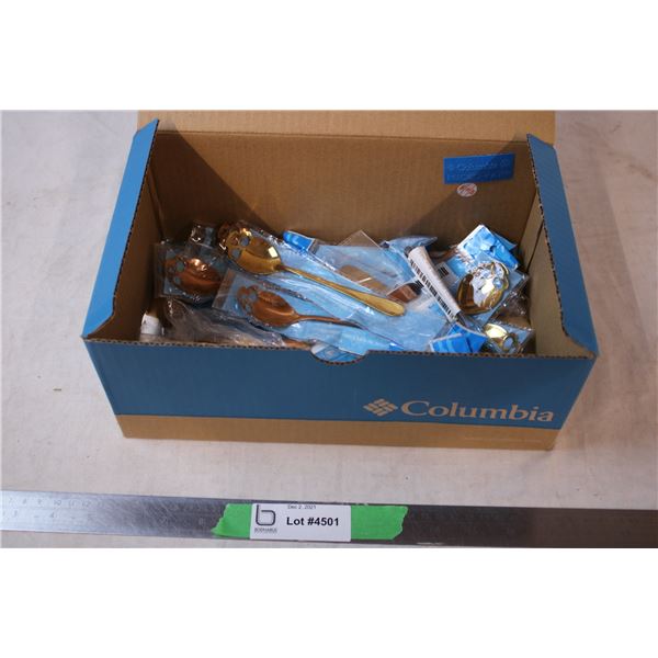 Gold and copper cutlery (warehouse returns/overstock)