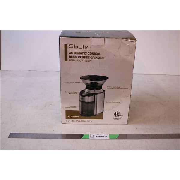 Automatic Conical Burr Coffee Grinder (warehouse returns/overstock)