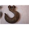 Image 2 : 2X THE BID PRICE - Solid Iron Chain Hooks