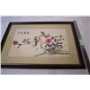 Image 4 : *Silk embroidered framed picture - 26" x 20"