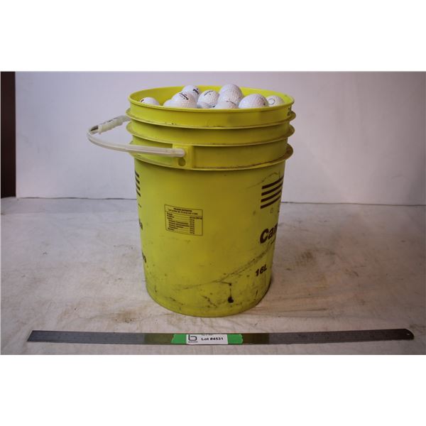 Bucket of 250 regular quality Golf balls