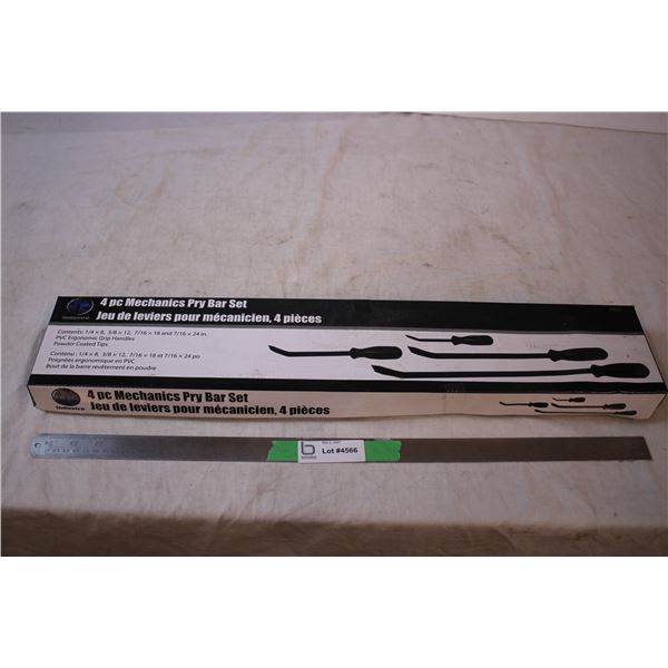 4 piece Mechanics pry bar set