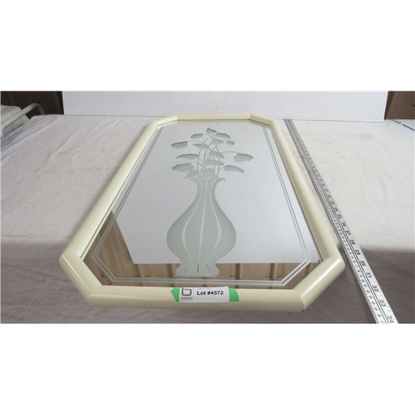 mirrored picture, in frame - 17.5x33.5