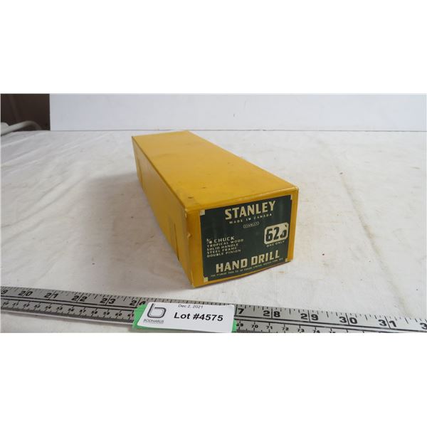 Stanley hand drill 626 - new old stock