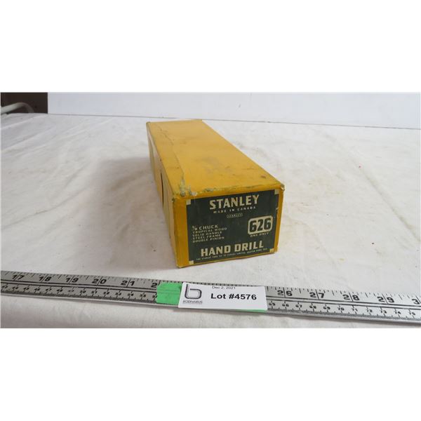 Stanley hand drill 626 - new old stock