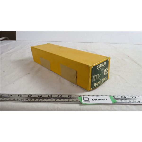 Stanley hand drill 626 - new old stock