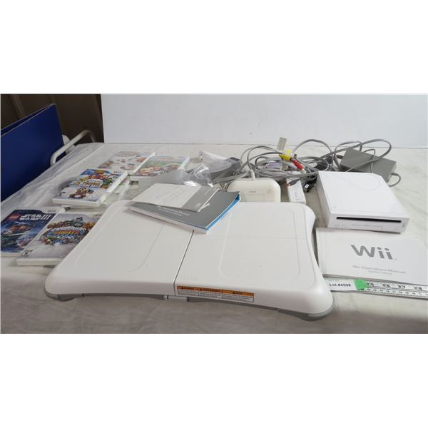 nintendo wii system + games