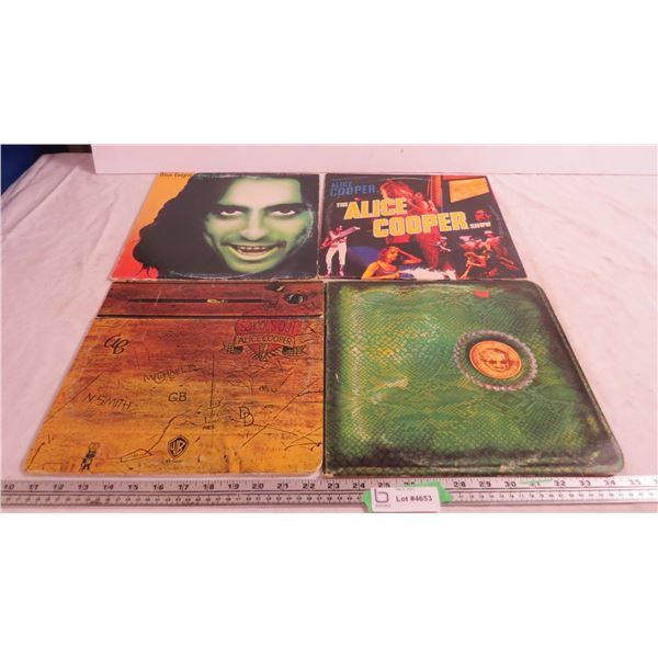 2X THE BID PRICE - Alice Cooper Records (good condition)