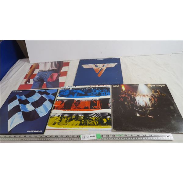 (5) rock records (3 have scratches)