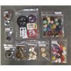 Image 1 : lot of 9 packets of collectible buttons