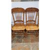 Image 4 : *(4) wooden chairs - 3 matching
