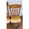 Image 5 : *(4) wooden chairs - 3 matching