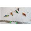 Image 5 : vintage wooden small parrot hanging decor