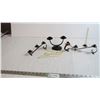 Image 1 : metal candle holders + candles