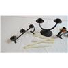 Image 2 : metal candle holders + candles