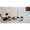 Image 3 : metal candle holders + candles
