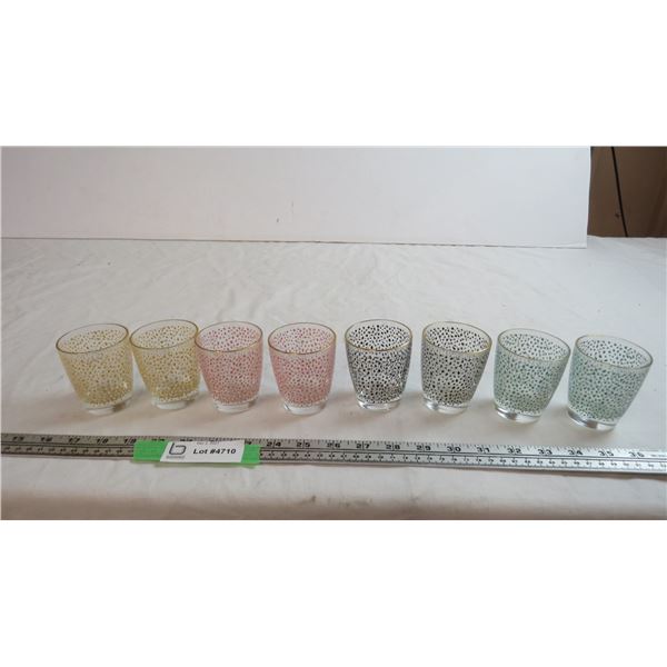 set of 8 glass tumblers