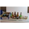 Image 1 : lot of alcohol bottles - polar bear beer, moosehead, misc