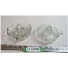 Image 1 : vintage glass juicers (1 has chip)